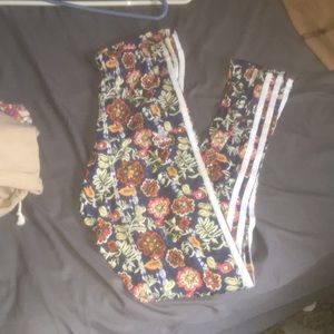 Adidas floral leggings